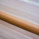 CrocSee 6ft Self-Adhesive Floor Cord Cover for Wires, Low Profile Cord Hider Cable Management, Trimmable PVC Cord Protector - Cord Cavity = 0.47" (W) x 0.29" (H) - Wood Brown