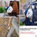 Plush Case Cover Compatible with Bose QuietComfort Earbuds II (2022) / Ultra (2023) Handmade Knitted Cartoon Creative Funny Cute Earbuds Headphone Cases (BG+Dark Blue,for Bose QC II&Ultra2023)