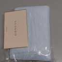 Vlando Travel Jewelry Organizer Case, Foldable Jewelry Bags Jewelry Storage Book Ring Binder with Clear Zipper Velvet Pouch Bag for Travel Essentials,Rings,Necklace,Earrings,Bracelets-Blue