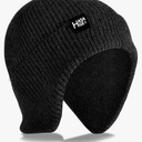 Ear Protection Beanie Hats for Men & Women - Warm Winter Knit Hats for Outdoor Hiking, Skiing, Running, Dog Walking