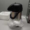 64 Oz Airpot Coffee Dispenser with Pump, 2Pcs Insulated Thermal Coffee Carafe - Stainless Steel Hot Beverage Dispenser - Coffee Urn for Hot/Cold Water, Drink Dispenser for Parties