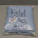 KOUFALL Baby Blue Curtains for Bedroom,Blackout Short Curtains for Nursery Boy Girls Bathroom Kitchen,45 Inch Length,Light Bluey (34"W x 45"L (Pack of 2))