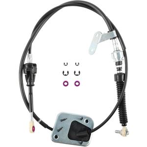 Automatic Transmission Shift Control Cable 33820-02370 33820-01050 Compatible with Toyota Corolla/Matrix 1.8L 2003 2004 2005 2006 2007 2008 Auto Trans Shifter Control Lever Cable