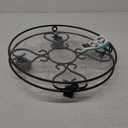 Panacea Products 14-Inch Cameo Plant Caddy, Black