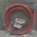 Fuel Line Hose 5AN 5/16" High Pressure Hose 2.8Mpa 400PSI 8mm 5FT for Fuel Systems Engines Tube Hose Multiple Size Options,Implementation Standards:EN854,Red (Attached Hose Clamp)