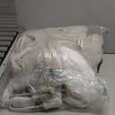 Twin Electric Blanket 62"x84" Heating Blanket Twin, Wheat Pattern Ultra-Soft Flannel & Thick Sherpa with 5 Heat Settings & 10 Hour Auto Shut-Off, ETL & FCC Certified, Machine Washable Home Use, Beige