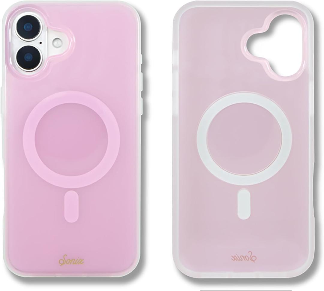 Sonix Case for iPhone 16 Plus | Compatible with MagSafe | 10ft Drop Tested | Jelly Pink
