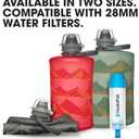 HydraPak Stow Collapsible Water Bottle 350ml, 500ml, 1L Ultralight, Leak-Proof, BPA-Free, Filter Compatible Travel & Hiking Flask