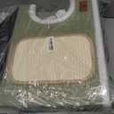 Extra Large Cat Beds for Indoor Cats, Covered Cat Cave Beds & Furniture with Scratch Pad and Fluffy Ball, Foldable Condo Hideaway with Reversible Cushion for Multi Small Pet Large Kittens, Green