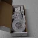 LORDEM Grow Light, Full Spectrum LED Plant Light for Indoor Plants, Height Adjustable Growing Lamp with Auto On/Off Timer 4/8/12H, 4 Dimmable Brightness, Ideal for Small Plants, 2 Packs (Warm White)