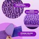 HOMEXCEL Reusable Microfiber Mop Pads for Swiffer PowerMop, Power Mop Pads Refills for 13 ''-15 '' Spray Mop, Machine Washable Pad Replacement for Multi-Surface Floor Cleaning, Pack of 4