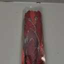 KI Store Burgundy Christmas Picks Spray Set of 6 Christmas Leaf Floral Stem for Christmas Tree Decoration Bouquet Tree Topper Flower Arrangement Decor