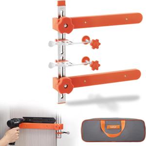 Imbot Drawer Slide Jig Precision Cabinet Drawer jig Tool with Laser-Engraved Double Scale Markings for securing Cabinet Slides, Providing Fast and Accurate Installation for DIY and Professionals. Orange