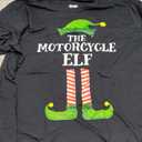 Wine Drinking Elf Matching Family Group Christmas T-Shirt, 2XL, Black