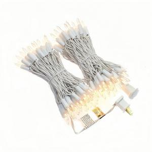100 LED Warm White Christmas Lights, UL Certified and Commercial Grade White Wire Lights String 35 FT, for Indoor and Outdoor Use.