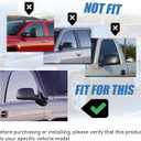 AUCERAMIC Chrome Mirror Cover Caps Fit 1999-2007 for Chevy Silverado Suburban Tahoe Avalanche 1999-2006 for GMC Sierra Yukon 2002-2006 for Cadillac Escalade (Stick-on Overlay)