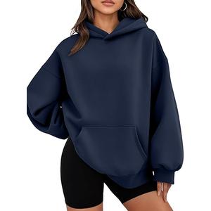 WYNNQUE Hoodies for Women Oversized Sweatshirts Fall Fashion Outfits 2025 Casual Sweaters Tops Fleece Workout Winter Clothes M