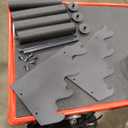 Plastic 4 Roll Bangle Display stand (Black)