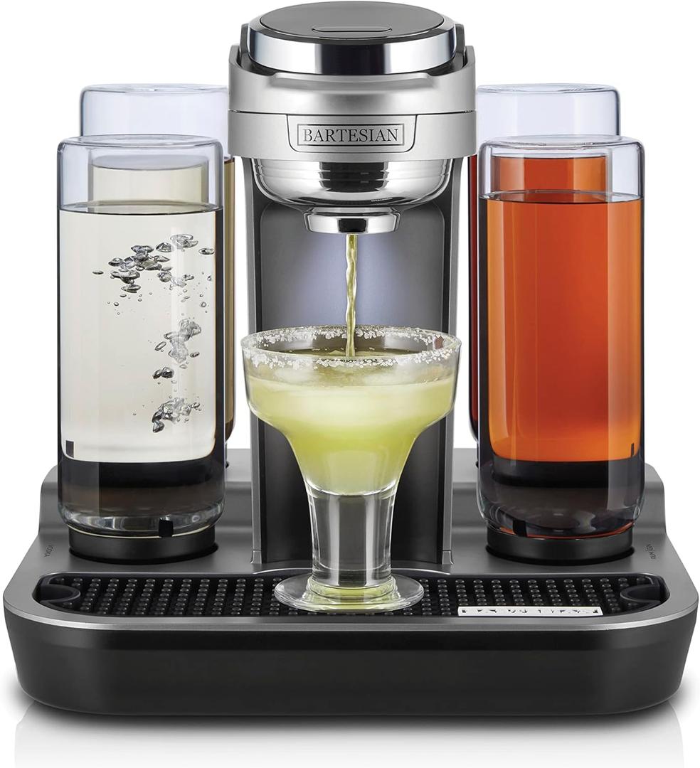 Bartesian Professional Cocktail Machine, 5 Premium Glass Bottles, 55306 Bartesian Professional Cocktail Machine, 5 Premium Glass Bottles, 55306
