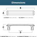 8 x Franklin Brass Napier (1-Pack) Cabinet Handles 3-3/4" Hole to Hole Champagne Bronze Kitchen Cabinet Pulls Drawer Handles Cabinet Hardware Dresser Gold Drawer Pulls P41761K-CZ-C