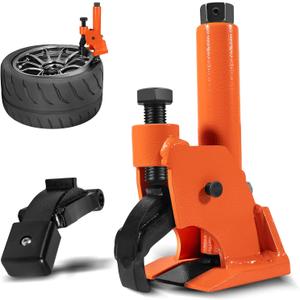 Manual Truck Tire Bead Breaker Tool, Heavy-Duty Rim-Safe Bead Breaker for 3842 Inch Tires, Portable Tire Removal Tool for Farm, Bus & Off-Road Vehicles