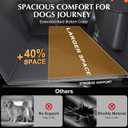 Dog Truck Seat Cover for Back Seat,Hard Bottom Dog Hammock for Car, Pet Bed Extender for 2-4 Large Dogs with Waterproof Fabric,Holds 420 lbs Pet Hammock for Crew Cab Truck/SUV(Black,XL Size)