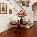 Fall Artificial Chrysanthemum Flowers 10 Stems&2 Eucalyptus,Orange Faux Kiku Pom Pom Mums Dried Flower for Vase,Fake Silk Fall Floral for Table Centerpiece,Faux Flower Arrangements Decoracin de Otoo (Mix)