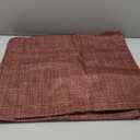 Dark Brown Chair Back Covers, Vintage Solid Color Removable Chair Covers for Dining Chairs Set of 4, Farmhouse Country Modern Washable Chairs Slipcovers Back Seat Protector for Wedding Party 19"x20"