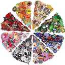  NICEVINYL Embroidered Iron-on Patches Applique: 72Pcs Random Assorted Decorative Patches Iron on/Sew on for Clothing Accessories