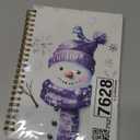 Snowman Notebook for Women Men, Hardcover Spiral Notebooks College Ruled, 5.5 x 8.3