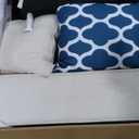 127" L-Shaped Sectional Couch with Movable Ottoman & 6 Throw Pillows,7 Seat Chenille Upholstered Sofa W/2 Cup Holder, USB Port & Hidden Storage Box, DIY Combination, for Living Room, Apartment, Beige