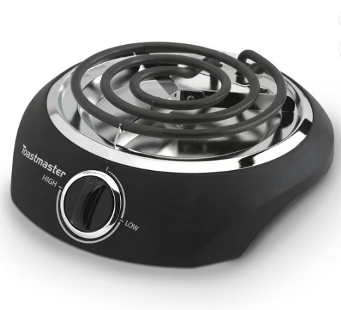 Toastmaster Single Burner with Coil Top, New, Model: TM-10SB