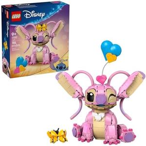 LEGO Disney Angel Lilo & Stitch Kids Toy - Room Decor and Building Set for Girls and Boys, Ages 9+ - Birthday Gift Idea for Young Fans Who Love Stitch Stuff and Learning Toys - 43257