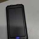 YELOMIN Solar Charger, 20000mAh Portable Type-C Solar Power Bank with 4 Cables, Waterproof Battery Pack, Outdoor External Backup Power Charger Six Outputs/LED Flashlights, Perfect for Camping Travel