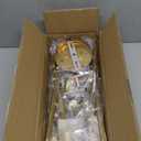 ASGYISA 6Lights Semi Flush Mount Ceiling Light Fixture Gold Modern Matte Sputnik Chandelier Vintage Ceiling Lamp Farmhouse for Kitchen Bedroom Dining Room Living Room with E26 Bulb Base