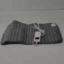 Heating Pad for Back & Period Cramps, Portable Heating Pad for Neck and Shoulders and Back with Auto Shut Off Large, Machine Washable, Christmas Gifts for Women, Men (Gray-12x24 Inch)