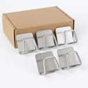 2 x 5-Pack Adhesive Sponge Holder for Kitchen Sink Caddy Accessories SUS304 Stainless Steel, Quick Drying