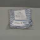 Taupe Striped Kitchen Pinch Pleat Small Curtains with Hooks 20x24 Inch Length for Bathroom Windows