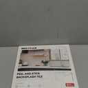 Peel and Stick Floor Tile White Marble Look, 10-Pack/6.3 Sqft, Floor Tiles Peel and Stick Waterproof, Self Adhesive and DIY for Kitchen Bathroom Laundry Room