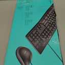 Logitech MK200 Media Combo Wired Keyboard and Mouse, FullSize Keyboard with EasyAccess Media Controls, HighDefinition Optical Mouse, Plug and Play USB Connection – Black