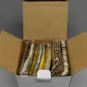 150PCS Gold Plastic Silverware, Heavy Duty Plastic Cutlery Set, Disposable Utensils - 50 Forks, 50 Spoons and 50 Knifes for Party, Wedding and Events