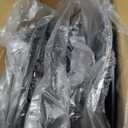 Hubcaps Wheel Cover Replacement R16 Size Hub Cap Universal-Fit Steel Wheel Rim Caps ABS Tire Covers for Most Cars Trucks Sedans SUV -Set of 416-inchBlack