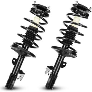 Front Complete Strut Shock Absorber with Spring Assembly Fit for Toyota Sienna 2004 2005 2006 FWD 7 Passenger, Replace 172237 172236 (Set of 2) (Front Left & Right)