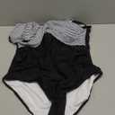 B2prity Women's One Piece Swimsuits Tummy Control Front Cross Bathing Suits Tie Back Slimming V Neck Swimwear (XX-Large)