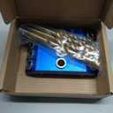 Blue Angled Drill Guide Jig with 4 Bits for Wood Posts & Cable Railing Lag Screw Kit, Durable All Metal Drill Jig for Drilling 30, 45, 90 Degree Angle Holes