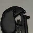 Adjustable Kids Travel Car Seat Headrest Pillow with Lean Support Cushion Sleeping Travel Neck Safeguard Cushion Suitable for Kids Children Teenagers and Adults (Faux Leather Cover, Black)