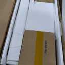 Redkey TV-Stand with Mount - Modern TV Stand with 2AC Outlets - Television Stands with RGB Led Light for 75 Inch TVs - Double Cabinet - 40°Adjustable Amplitude - Black