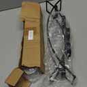 Seraphic Iron Arch Table Centerpiece Decorations Tealight Votive Candle Holder for Weddings, Patio, Kitchen, Dining Room, and Coffee Tables, Black, Clear Chunky 5 Cups