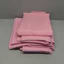 6 Pack Premium Pink Tablecloth 60 x 102 Inch, Rectangle Table Clothes for 6 Foot Rectangle Tables Washable Polyester Fabric Table Covers for Wedding Party Reception Banquet Buffet