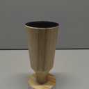 HD 8 in Wood Candle Holder